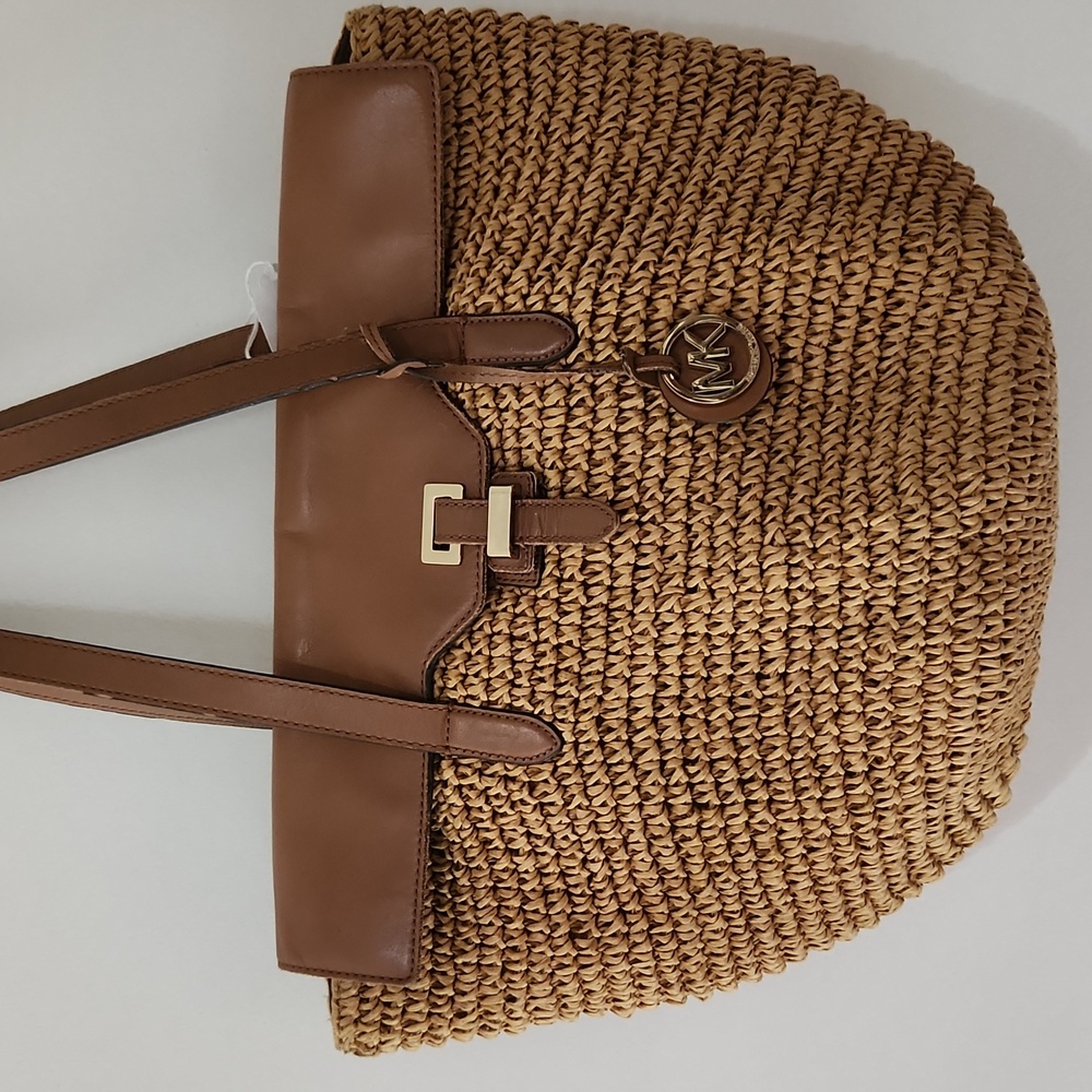 Michael Kors Brown and Tan Shoulder Bag